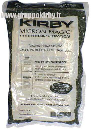 10 Sacchetti Microfibra Per Aspirapolvere Kirby – Compatibili Con F-Style, Sentria, Avalir, G Series – Alta Filtrazione Polveri Sottili